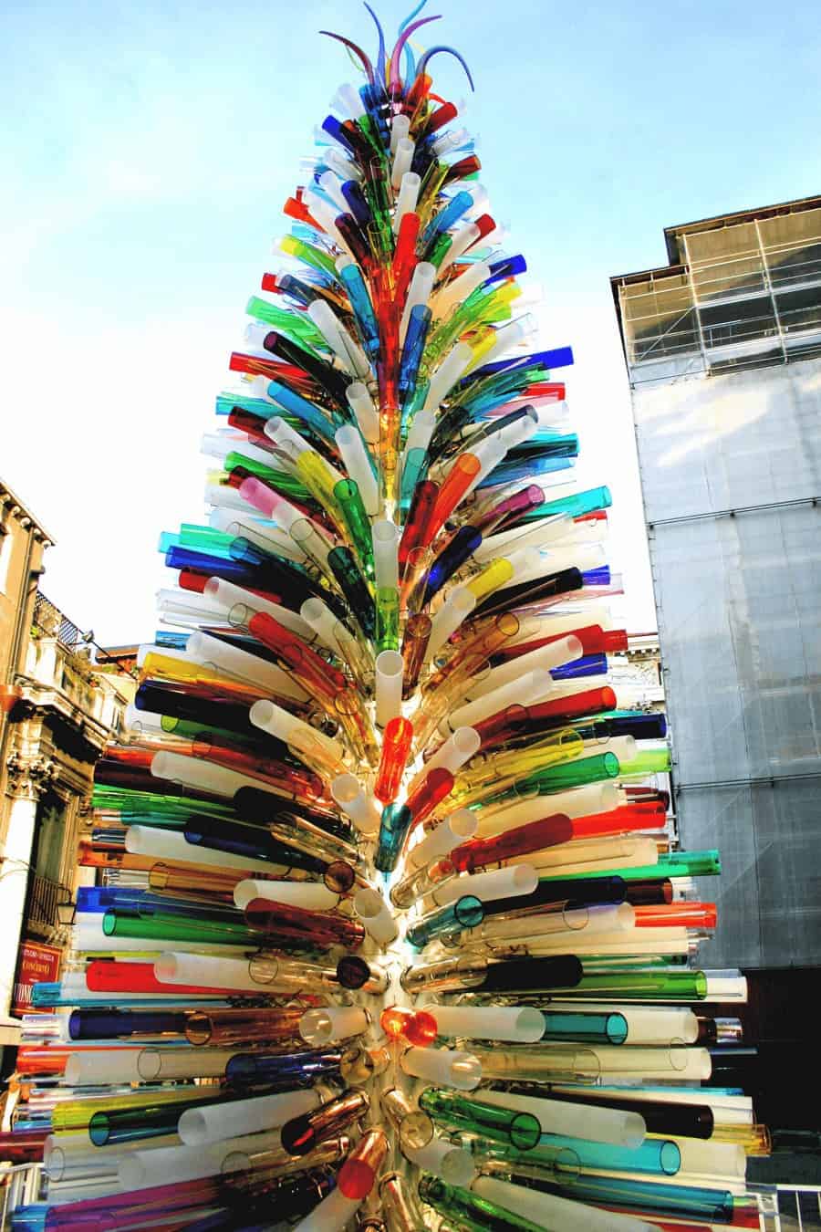 Murano Christmas Tree installation