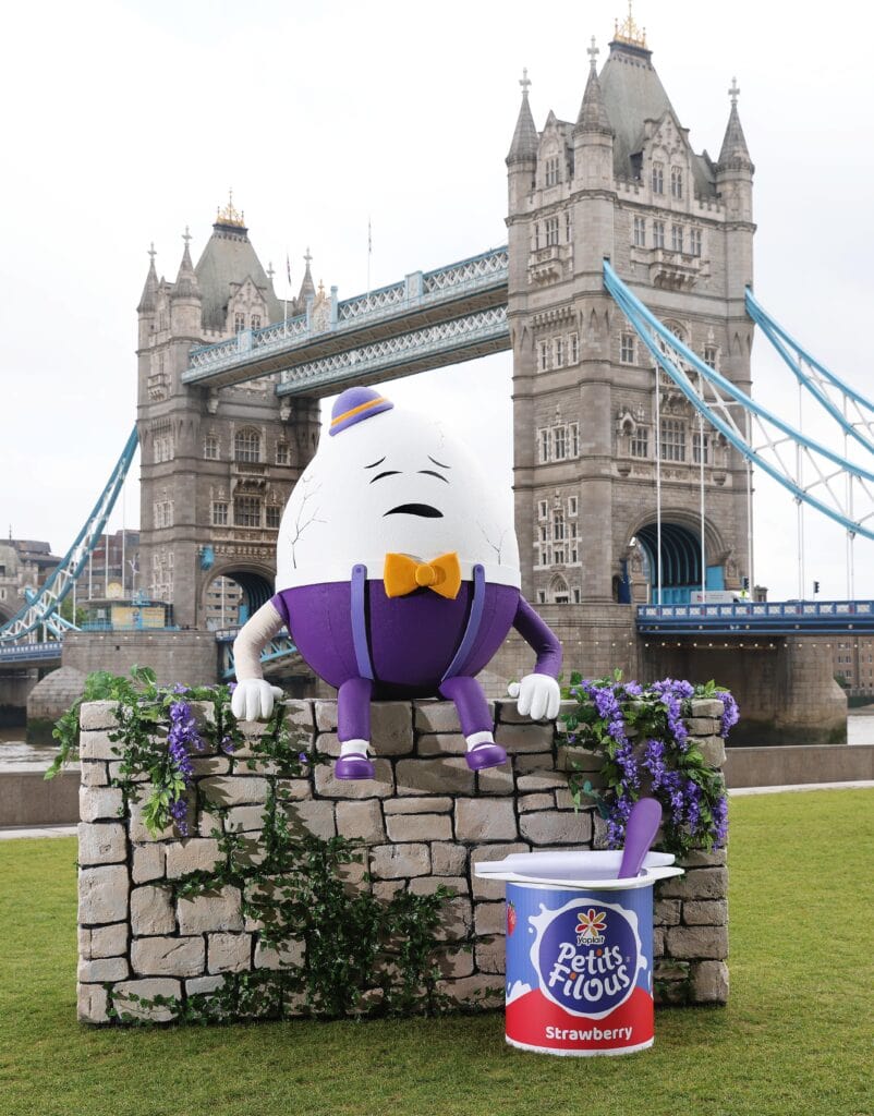 Yioplat Petit Filous Humpty Dumpty Sculpture - Giant Egg